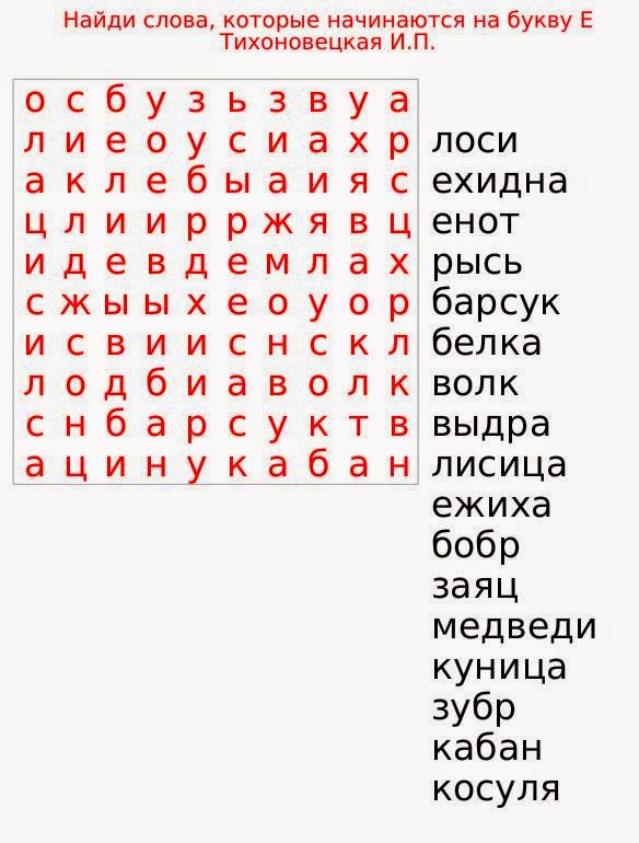 Поиск слова в тексте по заданному образцу