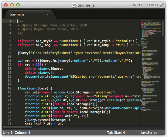 Настройка sublime text 3 pawn