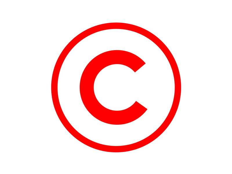 Символ без знака. Авторское право значок. Значок копирайта.
