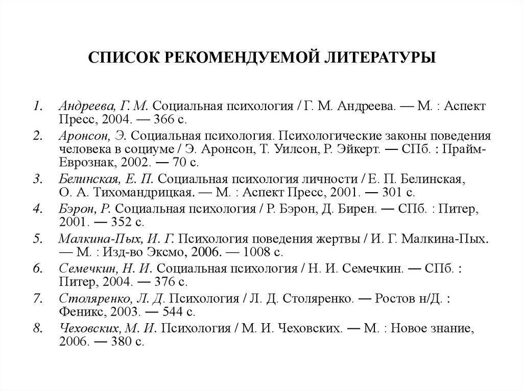 Оформление литературы. Список литературы. Списки для списка литературы.