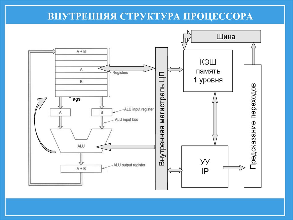 Состав процессора схема