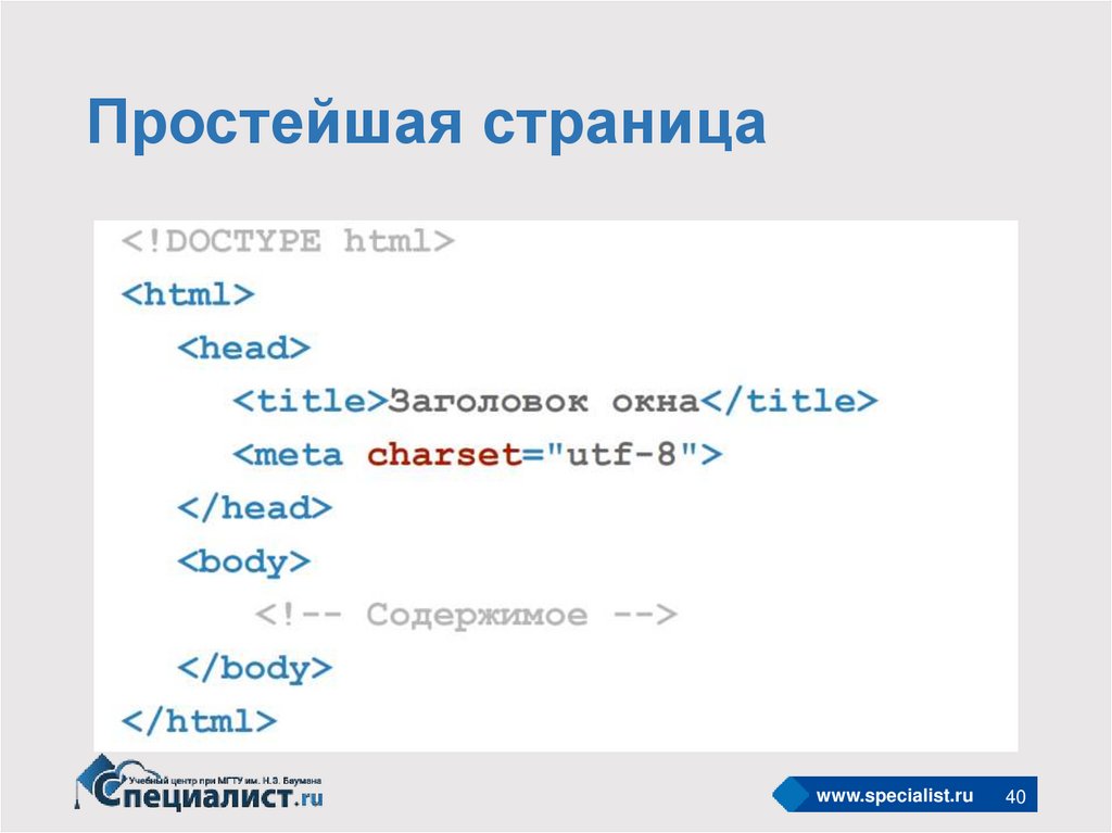 Html уроки презентация