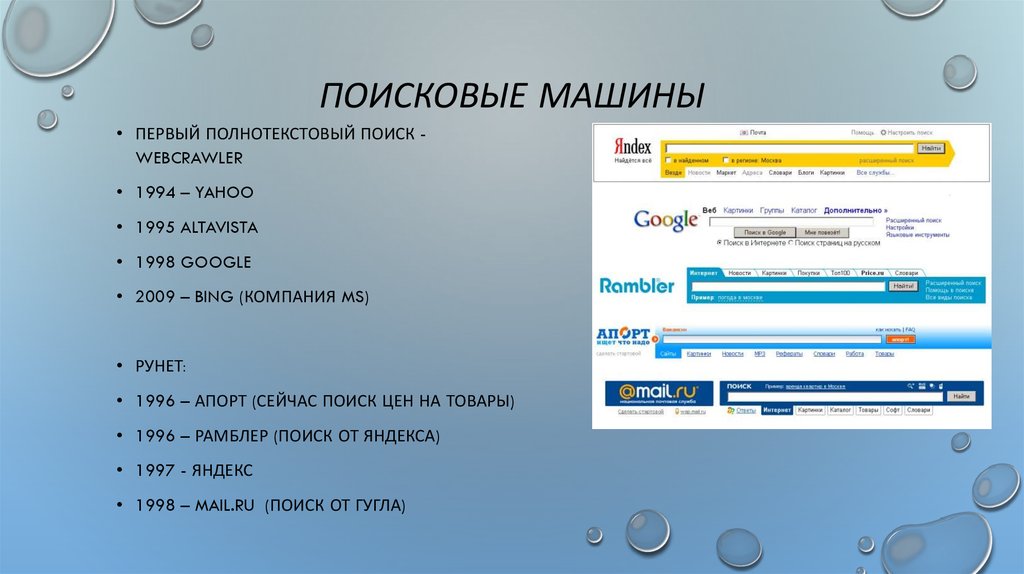 Индивидуальный проект по информатике российские поисковые системы