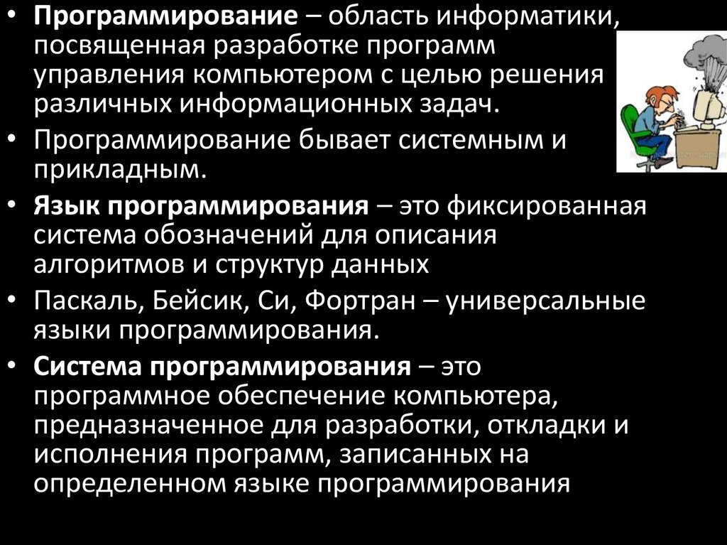 Проект по информатике на тему программирование