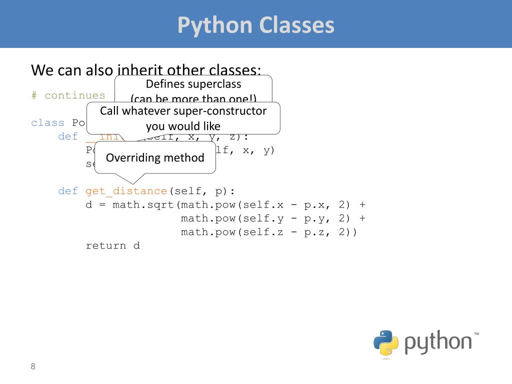 Ооп в python презентация