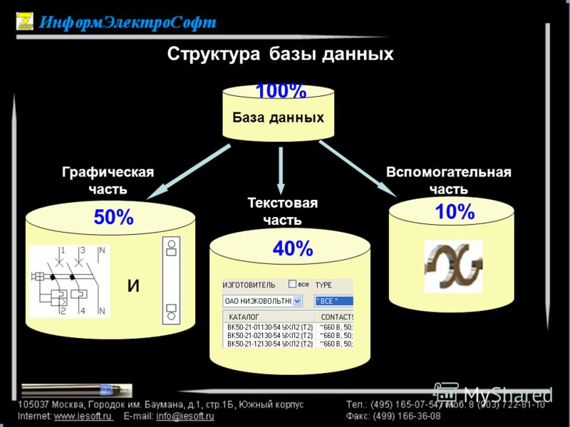 Базы данных структура базы данных презентация