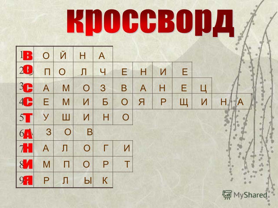 Как пишется кроссворд