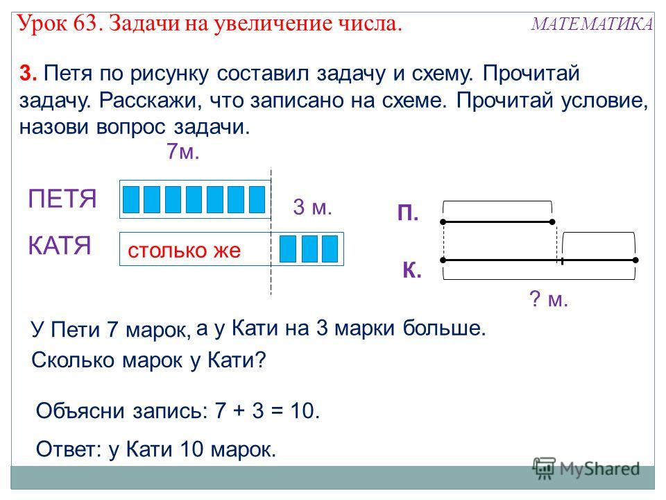 Задачи на увеличение уменьшение числа на несколько единиц презентация 1 класс школа россии