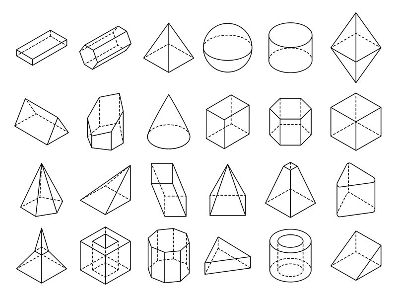 Пространственные фигуры чертеж