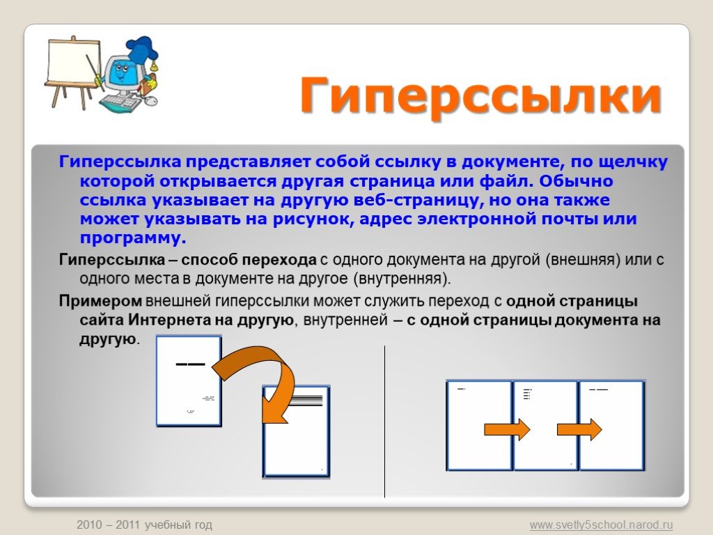 Как сделать ссылку на картинку в презентации