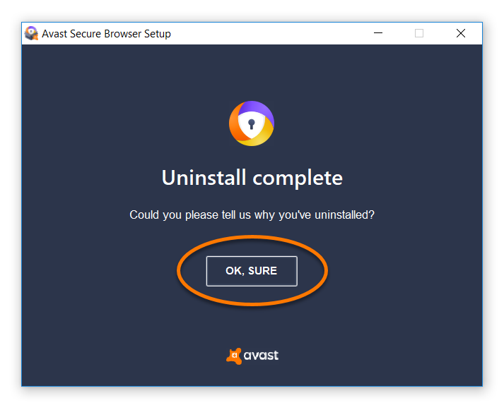 instaling Avast Clear Uninstall Utility 23.9.8494