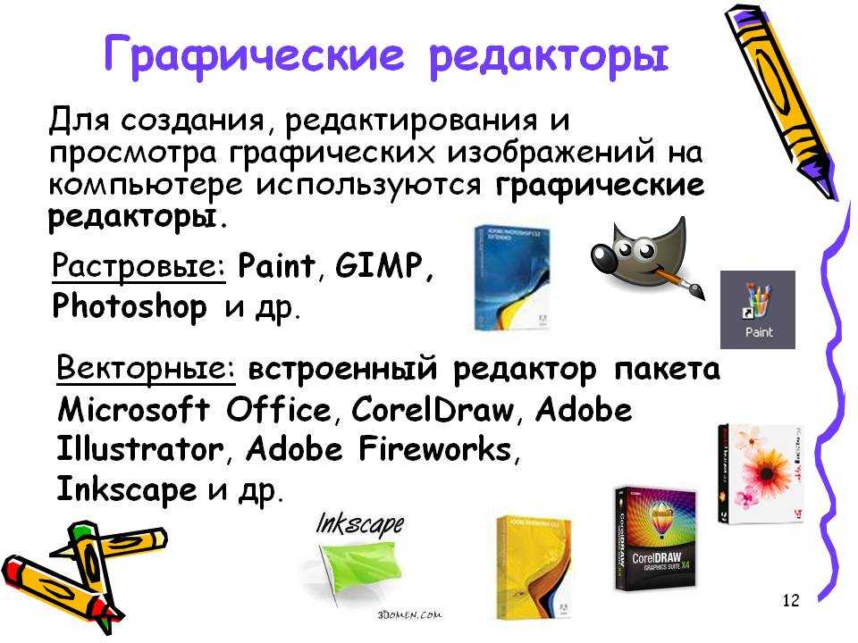 Для решения каких задач обработки изображений используются векторные программы