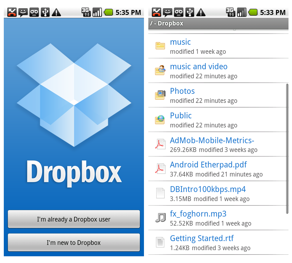 Dropbox video downloader