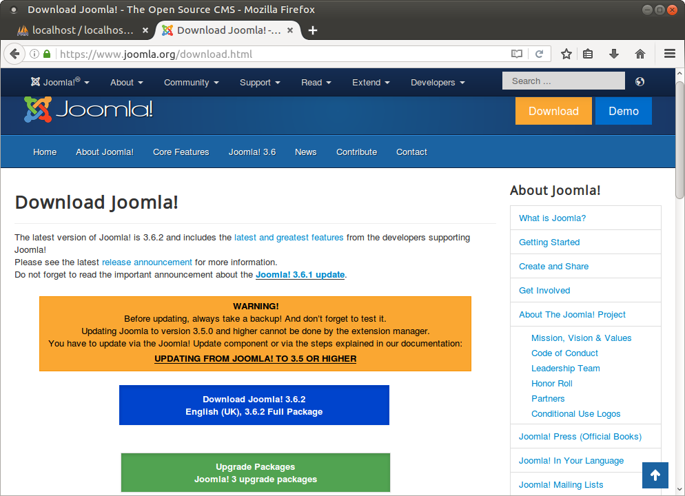 Карта сайта joomla