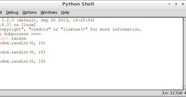 python random list generator