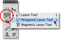 Опция Polygonal Lasso
