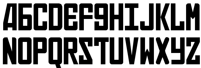 Russian Font UPPERCASE