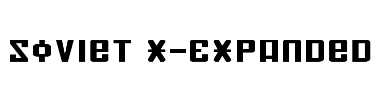 Soviet X-Expanded  Free Fonts Download