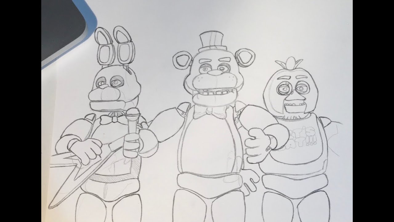 Рисовать fnaf 1