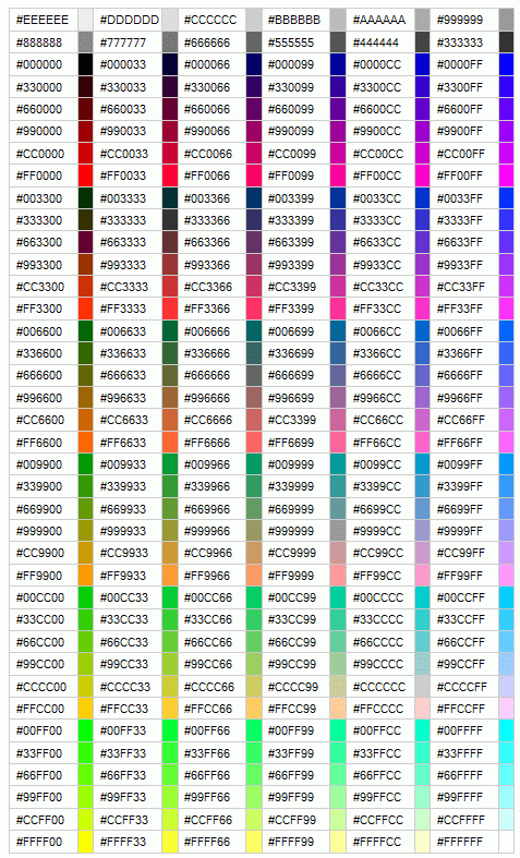 Менять цвет букв. Таблица РГБ 16 цветов. RGB коды цветов самп. Коды цветов RGB hex. РГБ цвета коды.
