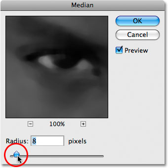 The Median filter in Photoshop.