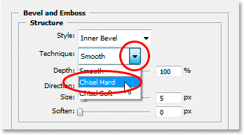 Change the technique to Chisel Hard