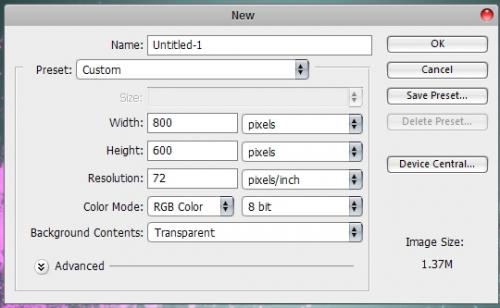 Работа с текстом - красивая надпись в фотошопе 2