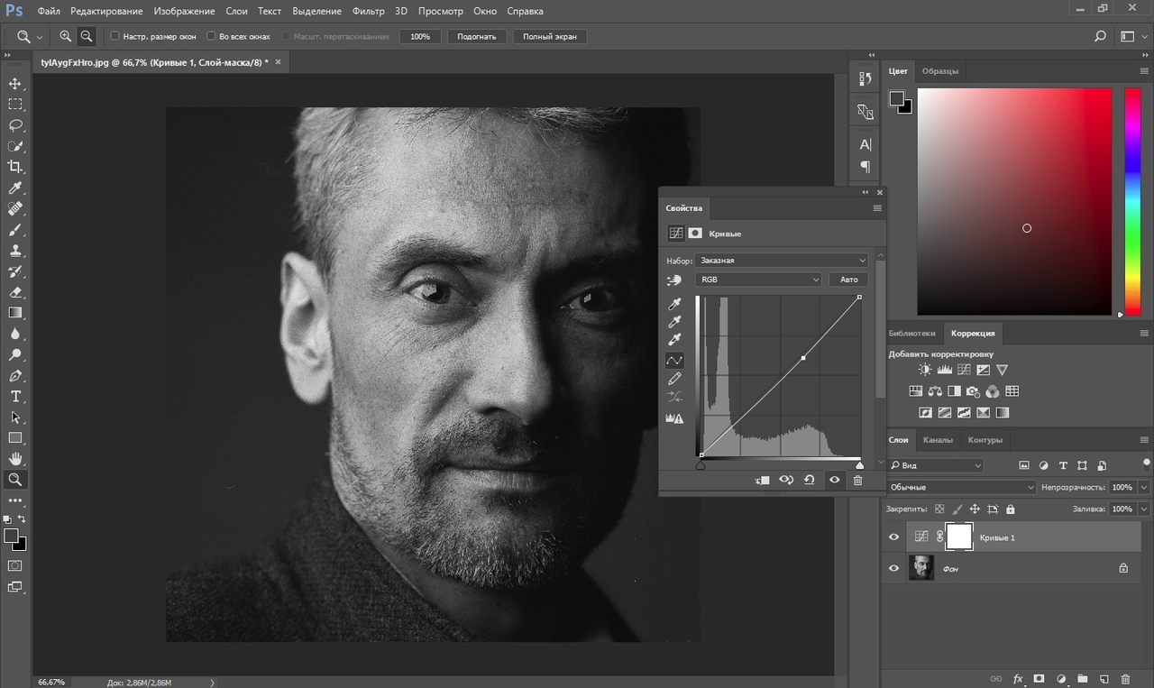 Проект обработка фотографий в adobe photoshop