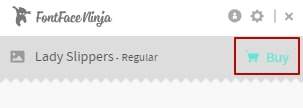 Покупка шрифта в FontFace Ninja