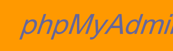 PhpMyAdmin на локальном сервере