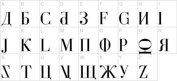 Cyberia 61 Free Russian Fonts Available For Download