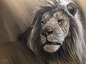 Charcoal Lion Drawing Demo with Aaron Blaise