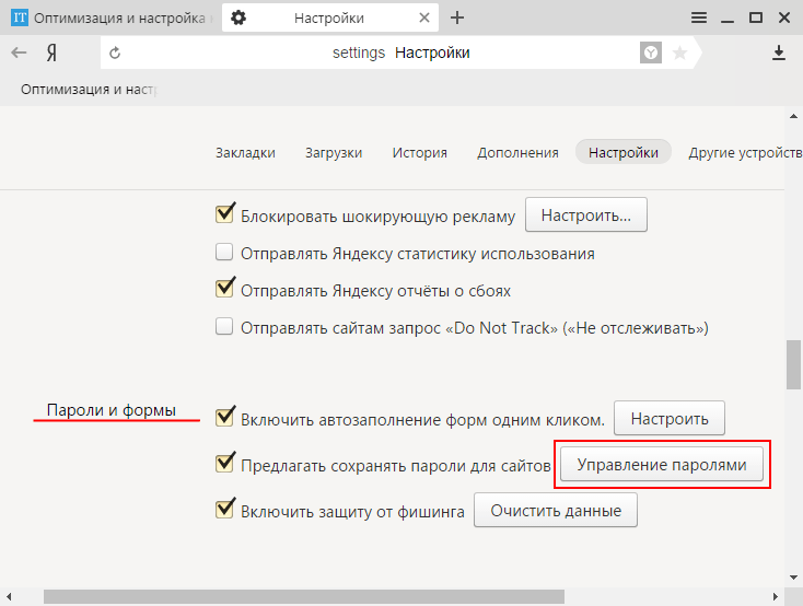 Почему не работает мастер пароль в яндекс браузере