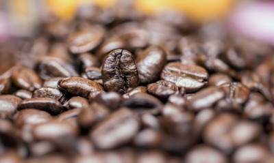 кофейные зерна макро кофе