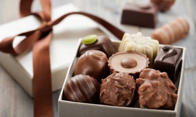 конфеты шоколадные коробка конфет